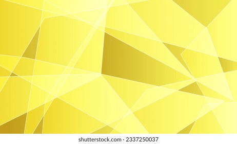 Colorful Golden Geometric Shape Pattern. Abstract Polygon Background. Technology Banner Wallpaper. Vector Illustration