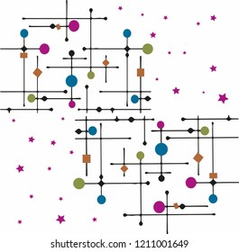 colorful gometric shapes