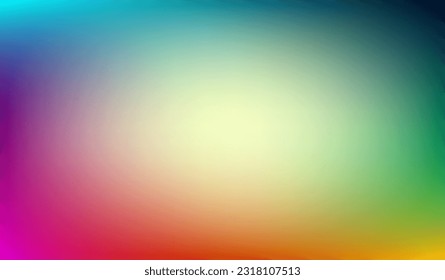 colorful gradation abstract background with light in the middle. vector eps 10