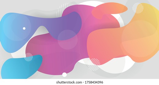 Colorful gradient abstract, background design, Liquid texture.