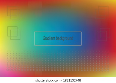 Diseño de fondo abstracto de gradiente colorido