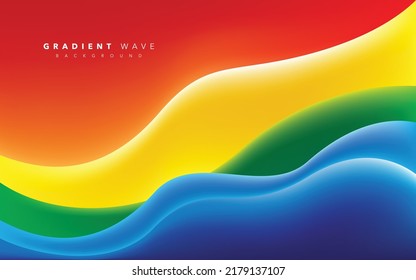 diseño de fondo abstracto de gradiente colorido