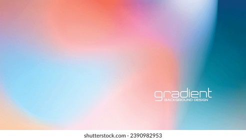 Colorful gradient abstract background design.