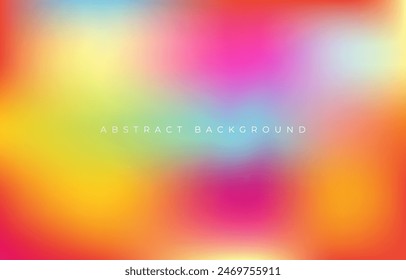 Colorful Gradient Abstract background design, vector art