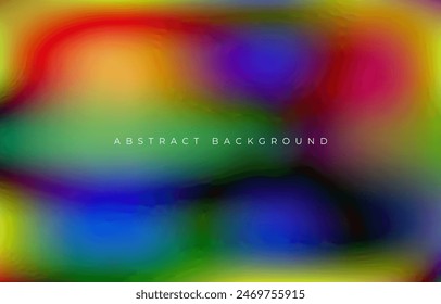 Colorful Gradient Abstract background design, vector art