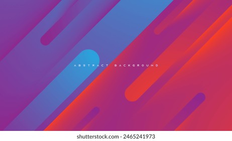Colorful gradient abstract background diagonal shape design vector.