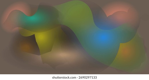 Colorful gradient abstract background with flowing liquid shapes,Modern vibrant abstract background featuring smooth gradient waves and liquid shapes on a dark surface. Perfect for digital art.