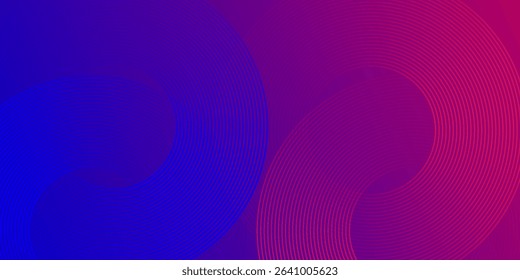 Colorful gradient abstract background with glowing geometric lines. Creative design. Minimalist style.