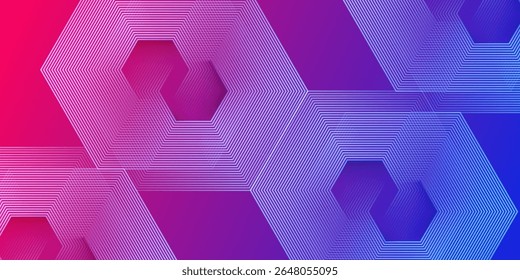Colorful gradient abstract background with glowing geometric lines. Creative and minimalist design. Perfect for posters, covers, banners, brochures, websites, flyers, and book layouts.