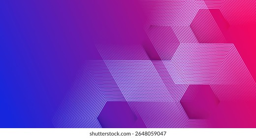 Farbiger abstrakter Farbverlauf-Hintergrund mit leuchtenden geometrischen Linien. Kreatives und minimalistisches Design. Perfekt für Poster, Cover, Banner, Broschüren, Websites, Flyer und Buchlayouts.