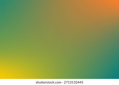 Colorful Gradient Abstract Background With Green, Yellow, Orange, And Blue Tones For Design Projects