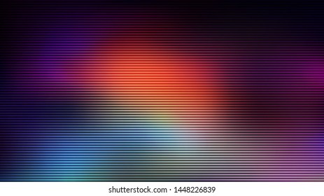 Colorful gradient abstract background. Colorful horizontal lines. Vector illustration.