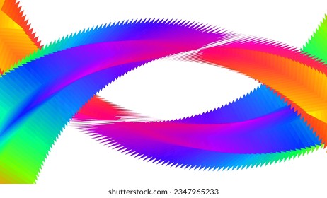  colorful gradient abstract background isolated on white