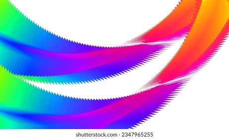  colorful gradient abstract background isolated on white