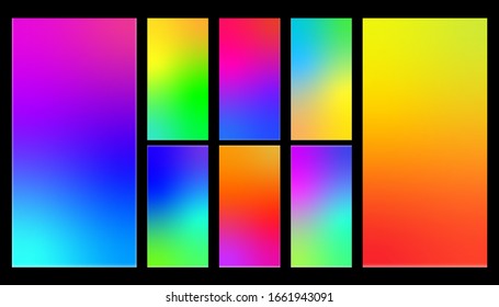 Colorful Gradient Abstract Background for Smartphone