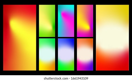 Colorful Gradient Abstract Background for Smartphone