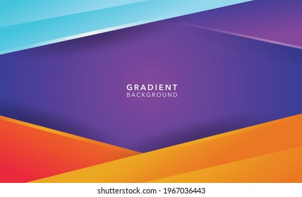 colorful gradient abstract background template