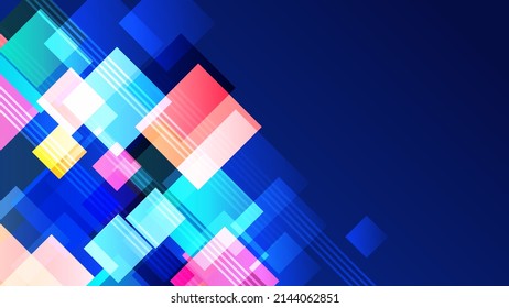 Colorful gradient abstract background with vibrant shiny element decoration for web header, presentation design, tech banner