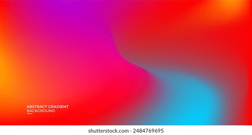 Colorful gradient, abstract background, wallpaper, blurry