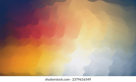 colorful gradient abstract background with waves