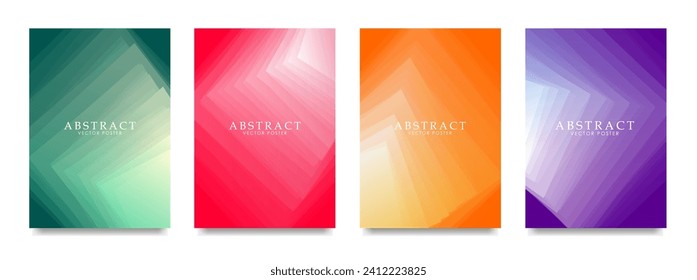 Colorful gradient abstract backgrounds for modern design