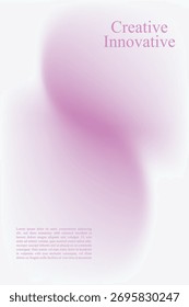 Colorful gradient abstract creative posters