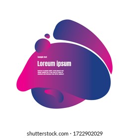 Colorful gradient abstract geometric background. Dynamic shapes composition. EPS10 vector file.