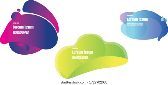 Colorful gradient abstract geometric background. Dynamic shapes composition. EPS10 vector file.