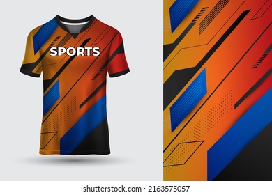 Colorful Gradient Abstract Jersey Suitable Racing Stock Vector (Royalty ...