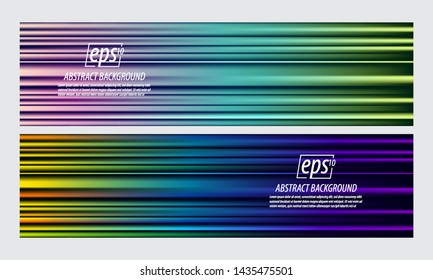 Colorful gradient abstract lighting line background