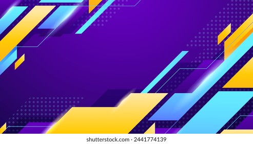 Colorful gradient abstract wallpaper vector design in eps 10 