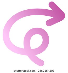 Farbiger Farbverlauf-Pfeilvektor mit modernen Formen, ideal für Web-Design, Infografiken, Präsentationen, Planer und kreative Projekte.