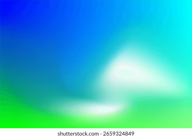 Colorful gradient artwork with vivid transitions, featuring vibrant blues, greens, and white highlights. Perfect for creative backdrops, digital designs