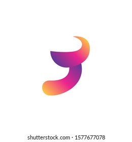 Colorful gradient B letter logo design template. Business logo design. Company logo design.3d, abstract, colorful gradient modern creative professional design for business with commercial licence.