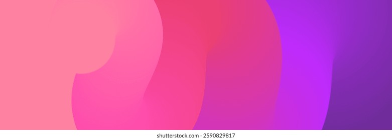 Colorful gradient backdrop. Pink and purple liquid color background template