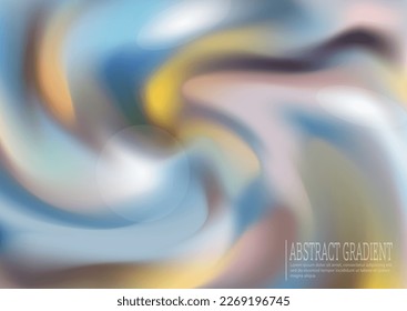Colorful gradient background. Abstract flower arrangement. A template for creative design