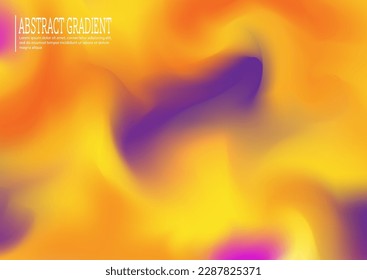 Colorful gradient background. Abstract flower arrangement. A template for creative design