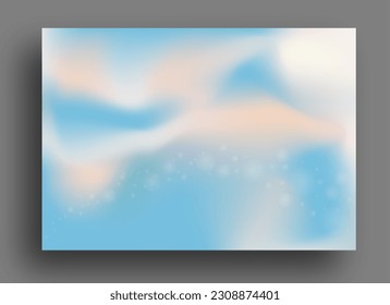 Fondo de degradado colorido. Disposición de flores abstractas. Una plantilla para el diseño creativo