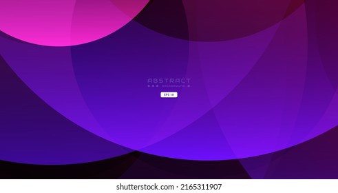 colorful gradient background with abstract round shape cirlcle, arrow, dynamic and sport banner concept.