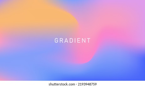 Colorful gradient background. Banner template collection.