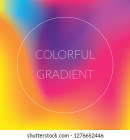 Colorful gradient background. Bright color background with mesh gradient texture. Vivid colorful abstract gradient blur