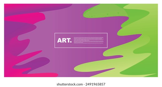 Colorful gradient background with cool abstract space area suitable for social media