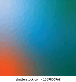 Colorful gradient background. Colorful background. Crystal pattern wallpaper. Polygon background. Vector picture.