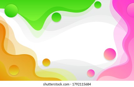 Colorful gradient background design. Abstract modern background with flow style. creative background design for posters and wallpaper