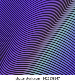 Colorful gradient background design curve wave 