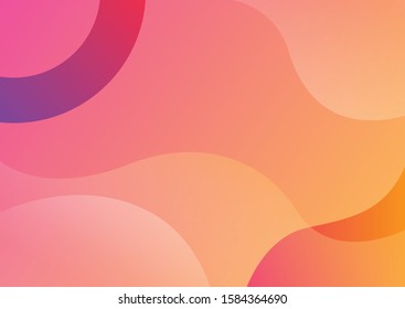 Colorful gradient background design for presentation