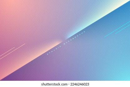Farbvoller Farbverlauf-Hintergrund mit Diagonal-Licht und Schattenform