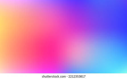 Colorful Gradient Background Fluid Mesh Style Vector Illustration