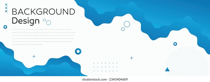 Colorful Gradient Background Fluid Shapes. backgrounds banner with blue gradient color
