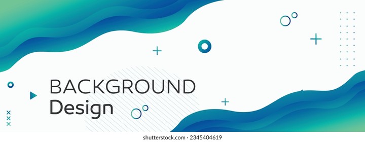 Colorful Gradient Background Fluid Shapes. backgrounds banner with blue gradient color